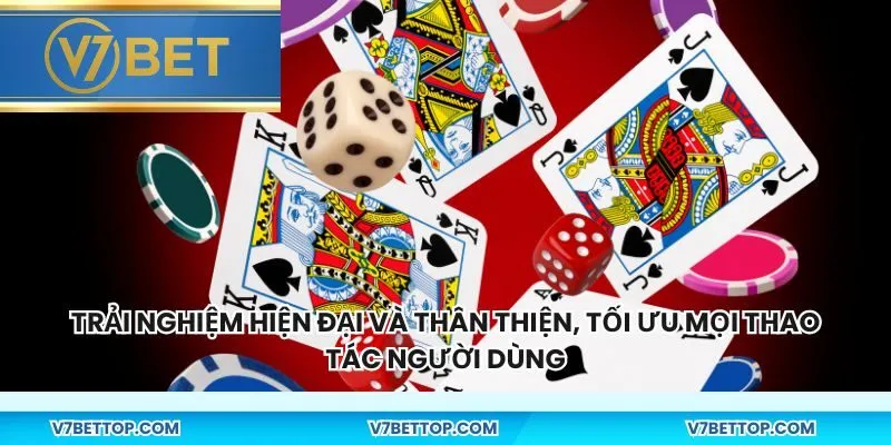 Trải nghiệm hiện đại và thân thiện, tối ưu mọi thao tác người dùng