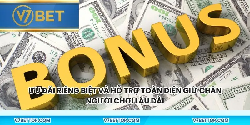 Ưu đãi riêng biệt và hỗ trợ toàn diện giữ chân người chơi lâu dài